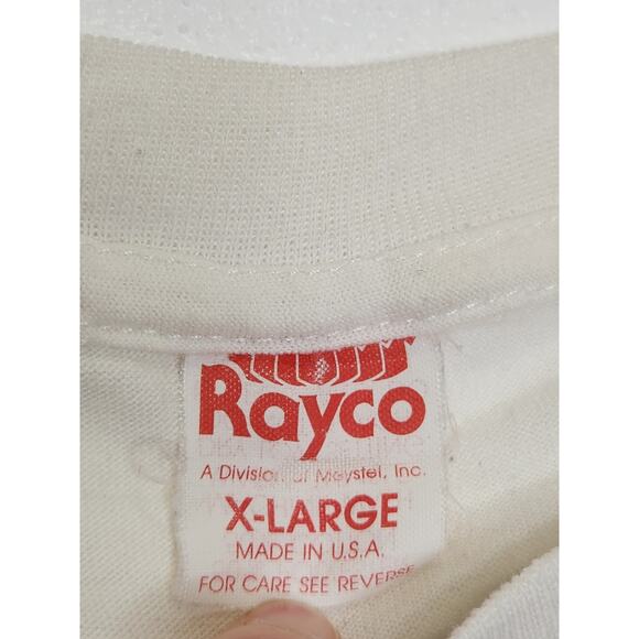 Vintage Fleetwood Mac XL Rayco Behind Mask Tour 1990 Shirt Single Stitch VTG - Picture 5 of 7